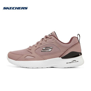 Skechers斯凯奇2021年秋季女子时尚跳色绑带运动鞋舒适跑鞋 149663 149663-MVE 茱萸粉 37.5