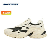 Skechers斯凯奇机甲鞋新款男女户外机能风老爹鞋轻便缓震运动鞋 237234/149514 149514-NTBK 自然色/黑色 女款 38