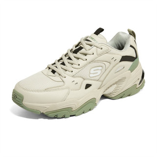SKECHERS 斯凯奇 21年秋季男女复古机老爹鞋 237209/149916 237209-NTMT 自然色/多彩色 男款 39.5