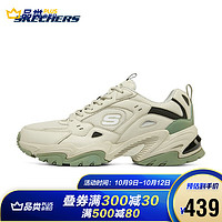 SKECHERS 斯凯奇 21年秋季男女复古机老爹鞋 237209/149916 237209-NTMT 自然色/多彩色 男款 40