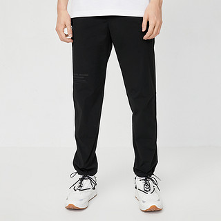 JACK&JONES 杰克琼斯 男士休闲长裤 220214505 黑色 XXS