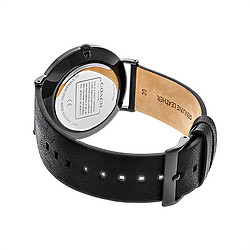 COACH 蔻驰 CHARLES系列小牛皮皮革链石英手表日晖纹表盘男士手表