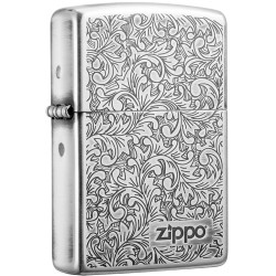 省50元 经典打火机 Zippo 之宝唐草系列zbt 2 23 打火机白银色多少钱 什么值得买