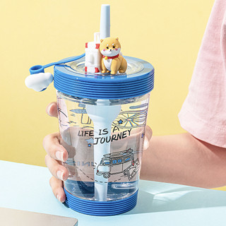 MINISO 名创优品 萌犬旅行系列 塑料杯 535ml 柴犬