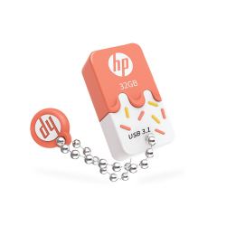 hp惠普电脑u盘32g学生优盘usb31创意个性情侣闺蜜可爱迷你雪糕u盘