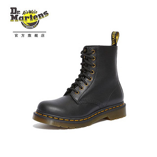 Dr.Martens 马汀博士 24991001 黑色软皮8孔马丁靴