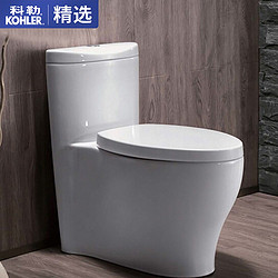 KOHLER 科勒 马桶坐便器水漾家用小户型静音连体家用抽水马桶座便器3869T