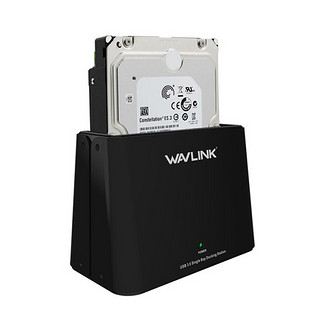 睿因 Wavlink WL-ST333U 移动硬盘外接盒3.5/2.5英寸通用硬盘盒子，兼容多系统，即插即用