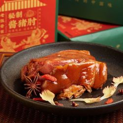 老饭骨秘制酱猪肘酱肘子酱肉卤猪肘卤味熟食下酒菜