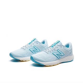 New Balance NB官方2021新款520系列女款W520LP7时尚运动跑步鞋 浅海蓝 W520LY7 38(脚长24.5cm)