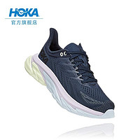 HOKA ONE ONE男女款Clifton Edge克利夫顿先锋公路跑步鞋回弹缓冲减震轻便运动鞋新 太空蓝 / 兰花紫-女 36/220mm