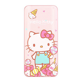 HelloKittyＸ优加 10000毫安充电宝TYPE-c快充输入/出超薄可爱迷你华为苹果通用便携 粉红甜心