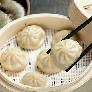 圃美多(Pulmuone) 肉汁满满虾肉小笼包 150g*2  2袋 12个 早餐包子 微波速食