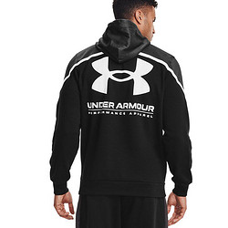 UNDER ARMOUR 安德玛 UA Rival AMP 1357090 男款抓绒连帽卫衣