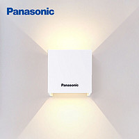PLUS会员：Panasonic 松下 HHBQ1005W 简约壁灯 正方形白色