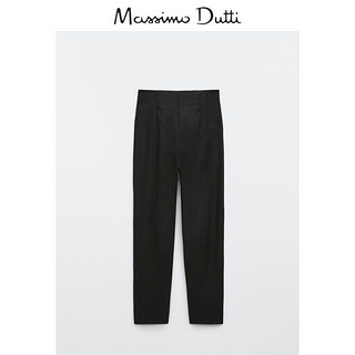 Massimo Dutti 女士打褶长裤 05043543800