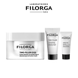 FILORGA 菲洛嘉 焕研抗皱盈润套装（焕研时光抗皱眼霜15ml+焕研时光抗皱面霜15ml+玻尿酸盈润精华7ml）