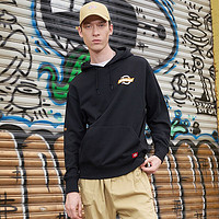 Dickies 帝客 卫衣 左胸Logo背面大字母印花连帽上衣 早秋男式休闲上衣 卫衣男 DK009589 黑色 M