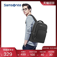 Samsonite 新秀丽 []新秀丽双肩包男高端商务大容量多功能背包电脑包 36B10