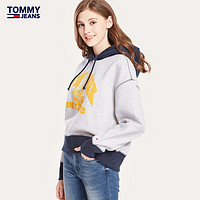 TOMMY HILFIGER 汤米·希尔费格 女装连帽宽松卫衣 DW0DW07118