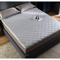 ESF 宜眠坊 床垫 软床垫 床褥  床垫保护垫JM01 银灰1.8*2.0*0.04米
