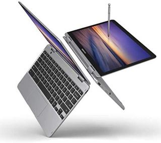 SAMSUNG 三星 Chromebook Plus，2-in-1，4GB RAM，64GB eMMC，13MP 摄像头，铬黄操作系统，12.2英寸，16:10 宽高比
