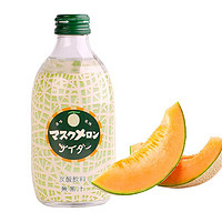日本原装进口 友榤友傑（TOMOMASU）友树友升哈密瓜味碳酸饮料果味汽水 300ml/瓶