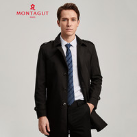 MONTAGUT 梦特娇 男士商务中长款棉服 1PD721401E