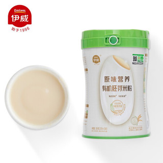 Eastwes 伊威 宝宝辅食婴儿高铁米糊 原味营养有机胚芽米粉175克(7袋) 辅食初期