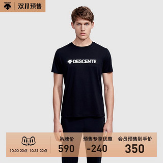 DESCENTE 迪桑特 TOUGH面料 男女同款速干针织短袖T恤