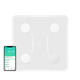 Midea 美的 体脂秤USB充电智能精准家用成人秤人体测脂肪称MS-CF4