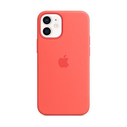 Apple 苹果 iPhone12/12 Pro MagSafe硅胶保护壳 粉橘色
