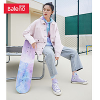 Baleno 班尼路 女款港风大口袋牛仔外套 88007548-G