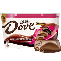 Dove 德芙 巧克力组合装 3口味 249g（丝滑牛奶巧克力+榛仁葡萄干巧克力+香浓黑巧克力）