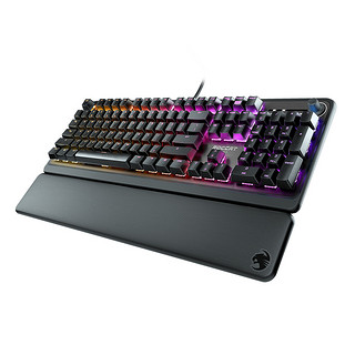 ROCCAT 冰豹 Pyro 派罗 104键 有线机械键盘 黑色 ttc红轴 RGB