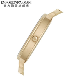 EMPORIO ARMANI 阿玛尼 Armani阿玛尼官方旗舰店正品 金色摩天轮手表女款AR11007