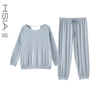 HSIA 遐 女士圆领家居服套装 NP0041