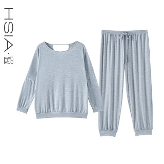HSIA 遐 女士圆领家居服套装 NP0041