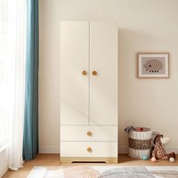 LINSY KIDS儿童衣柜现代简约衣柜卧室家用小户型两门收纳储物柜 DE3D-A 两门衣柜