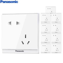 Panasonic 松下 WFXC123 悦皓 斜五孔插座 10只装