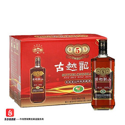 古越龙山 绍兴黄酒花雕酒 中央库藏金五年 ≥14度 半干型 聚会用酒 整箱装 500ml*12