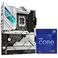 ROG 玩家国度 STRIX Z690-A GAMING WIFI D4 吹雪主板 +intel i9-12900KF CPU处理器 板U套装