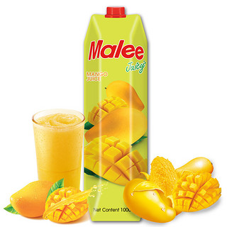 Malee 玛丽 浓香芒果汁饮料 1L*4瓶