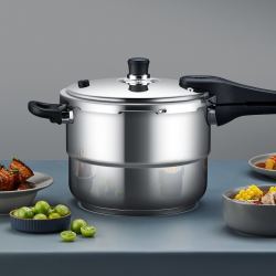 cookerking炊大皇高压锅家用304不锈钢加厚防爆压力锅大容量燃气电磁