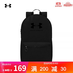 UNDER ARMOUR 安德玛 官方UA Loudon Lux男女同款运动双肩背包Under Armour1354938 黑色001 均码