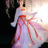 柳汀居漢服 汉服 十二花神令 嫦娥 女士对襟上衫 紫色 S