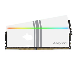 Asgard 阿斯加特 16GB(8Gx2)套装 DDR4 3200 台式机内存条 女武神系列-炫酷白甲RGB灯条