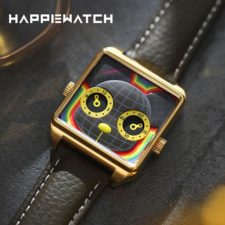 HAPPIEWATCH Qee H104LMSK 情侣款防水石英腕表