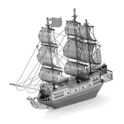 KIDNOAM DIY手工立体金属拼装模型 海盗船