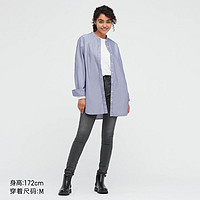 UNIQLO 优衣库 443944 女装立领长衬衫